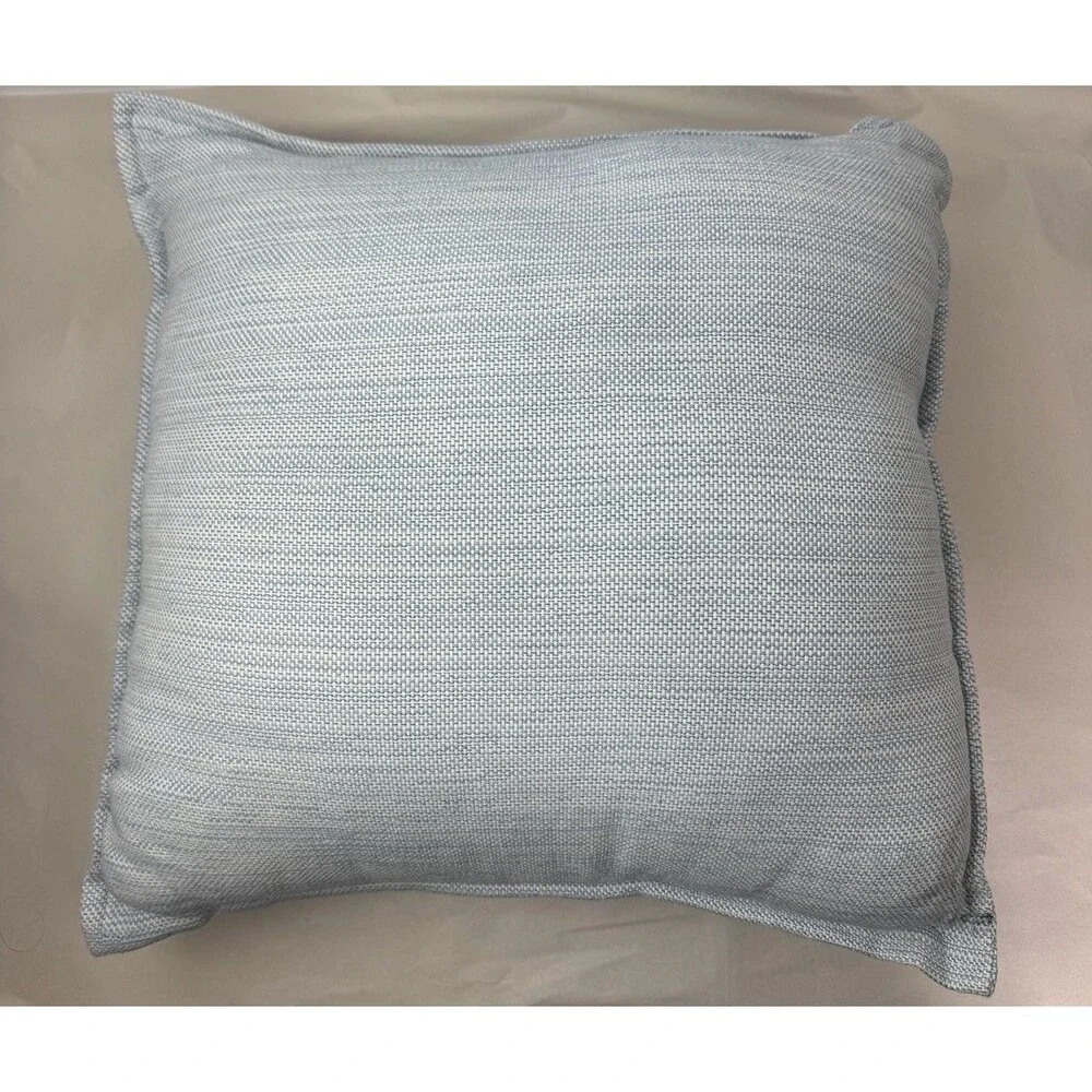 Hotel Collection $120 Light Blue 100% Cotton 20x20” Decorative Pillow